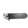 Support pour fixation console sur un montant de cabine