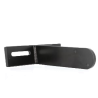 Support pour fixation console sur un montant de cabine