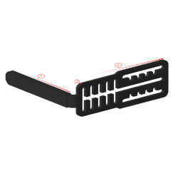 Anti-rotation de type L ( Nécessite une paire )