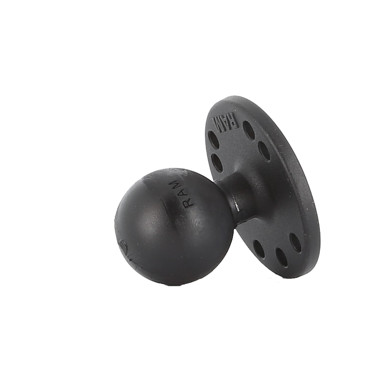 Rotule RAM base ronde pour fixation écran GPS