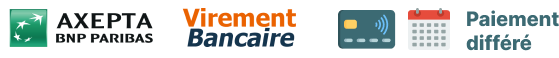 Liste de nos méthodes de paiement